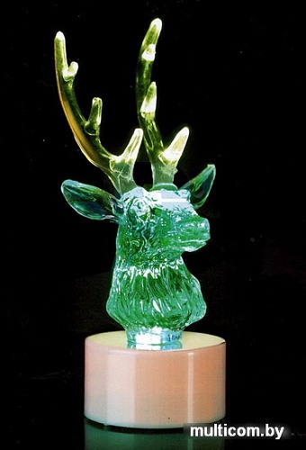 3D-фигура Neon-night Олень на подставке, RGB [501-042]