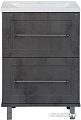 Misty Тумба под умывальник Марта 60 (напольная, темный бетон)