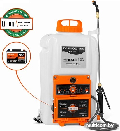 Аккумуляторный опрыскиватель Daewoo Power FA 20Li