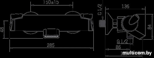Термостатический смеситель Oras Optima [7140U]