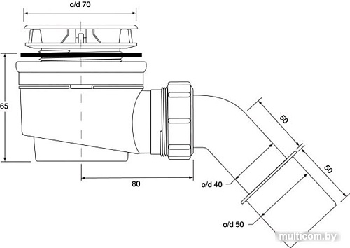 Сифон McAlpine HC252570B