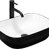 Умывальник Rea Belinda (белый/черный)