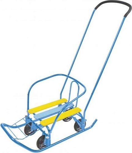 Санки-коляска Nika Ветерок 7 Универсал (голубой)