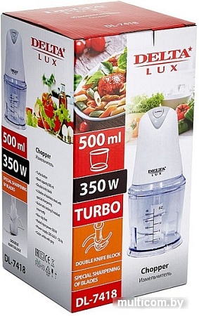 Чоппер Delta Lux DL-7418 (белый/серый)