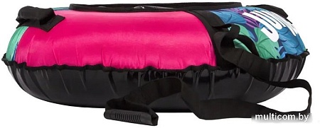 Тюбинг Snowstorm BZ-100 Jungle W112913 (100см, розовый/зеленый)