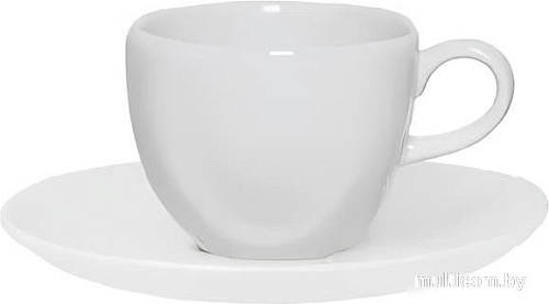 Чашка с блюдцем Oxford White 077116 RB05-9504