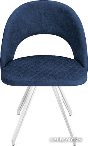 Стул Трия Гэтсби К4 (белый матовый/велюр Confetti Silver)