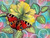 Алмазная мозаика Алмазная Живопись Бабочка АЖ-1204
