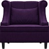 Интерьерное кресло Brioli Людвиг (велюр, B40 фиолетовый/темные ножки)