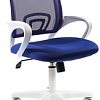 Кресло CHAIRMAN 696 white (синий)