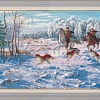 Набор для вышивания Овен Зимняя охота 1258