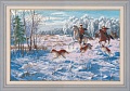 Набор для вышивания Овен Зимняя охота 1258