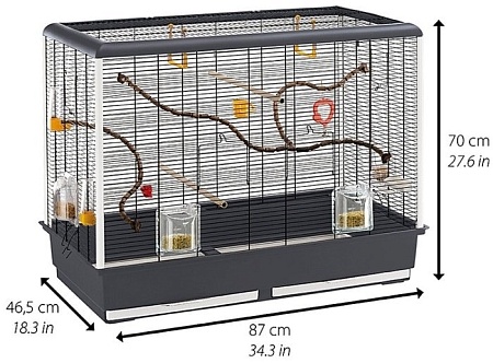 Клетка Ferplast Piano 6 (серый) 52064811W2