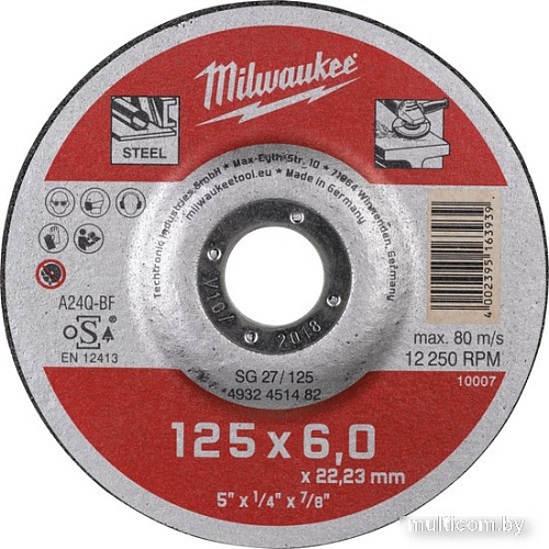Шлифовальный круг Milwaukee 4932451482