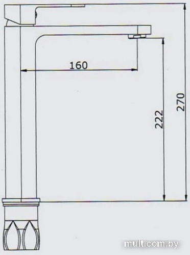 Смеситель Vieir 283512C