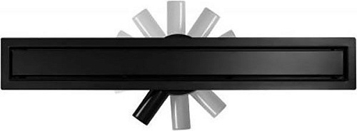 Трап/канал Roxen Supra Black 91050-65