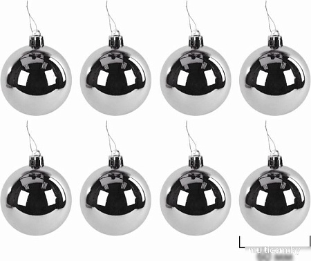 Елочная игрушка Золотая сказка 592161 (24 шт, серебристый)