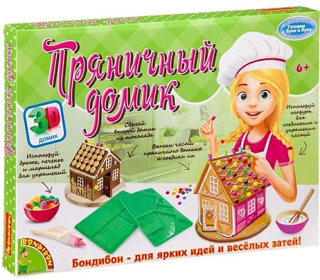 Набор для опытов Bondibon Науки с Буки Пряничный домик ВВ3751