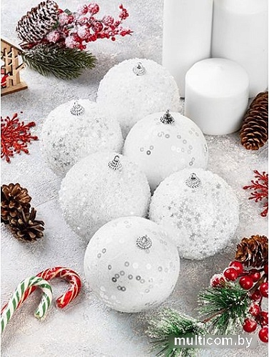 Елочная игрушка Elan Gallery 970076 (белый)