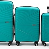Комплект чемоданов Pride PP-9702 (3шт, бирюзовый)