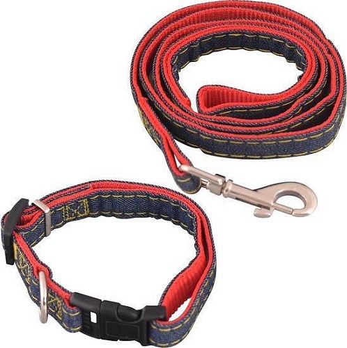 Ошейник с поводком Мультидом Стиль VL40-12 (р. M)