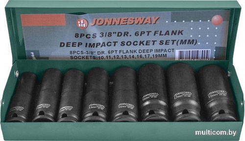 Набор головок слесарных Jonnesway S03AD3108S