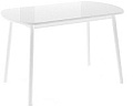 Мебель Импэкс Leset Мидел (металл белый/стекло белое)