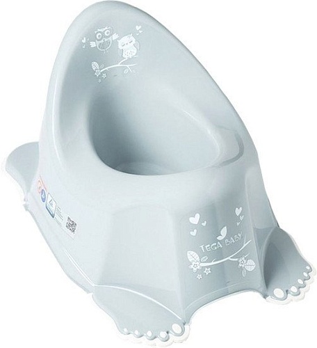 Детский горшок Tega Совы SO-001-106 (серый)