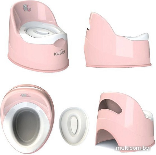 Детский горшок Kidwick Гигант KW060302 (розовый/белый)