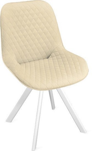 Стул Трия Оливер К2 (белый матовый/велюр Confetti Cream)
