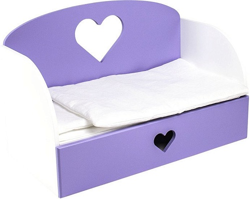 Диван для кукол Paremo Сердце PFD120-17