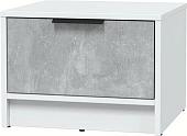 Комоды, тумбы Интерлиния Концепт КТ-ТК1-35 (бетон/белый платинум)