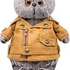 Мягкая игрушка Basik &amp; Co Басик в куртке-косухе (22 см)