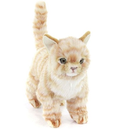 Классическая игрушка Hansa Сreation Котенок стоящий рыжий 6573 (30 см)