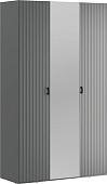 Шкаф-купе Трия Тиффани (серый графит/графит матовый)
