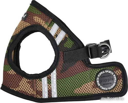 Шлейка-жилетка Puppia Soft PAUA-HB1828-CA-L (камуфляж)