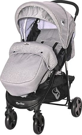 Коляска прогулочная «книга» Lorelli Martina 2021 (cool grey)
