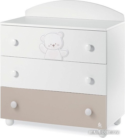 Комод Italbaby Jolie 070.8065-0530 (белый/шоколад)