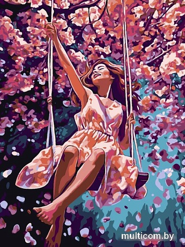 Картина по номерам Lori Весеннее настроение Рх-128