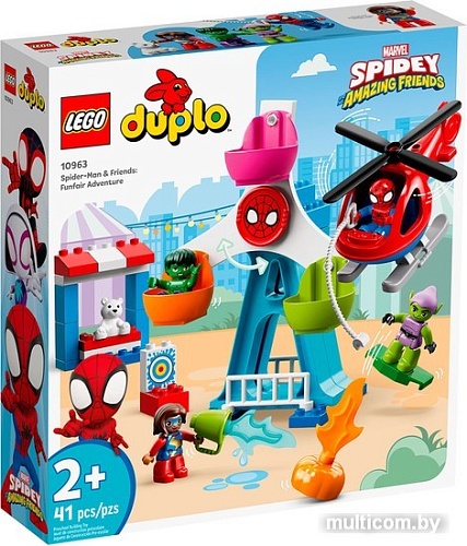 Конструктор LEGO Duplo 10963 Человек-паук и его друзья: приключения на ярмарке