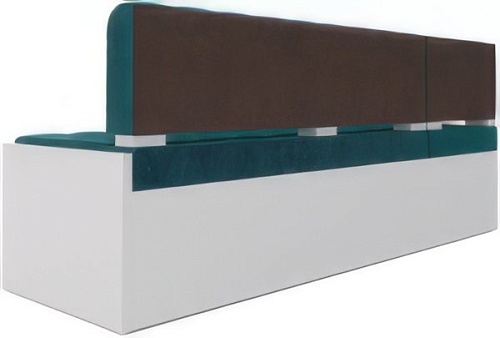 Угловой диван Мебель-АРС Ганновер левый 178x82x103 (сине-зеленый Star Velvet 43 Black Green)