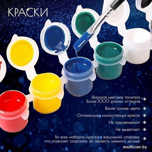 Картина по номерам ILikeGift Цветущая вселенная BVS0003