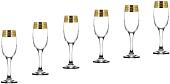 Набор бокалов для шампанского Promsiz EAV08-519/S/Z/6