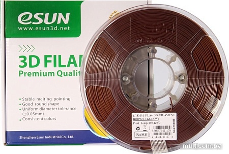 Esun PLA+ 1.75 мм 1000 г (коричневый)