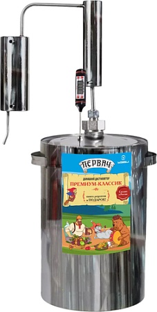 Дистиллятор УЗБИ Первач Премиум-Классик 16Т (16л)