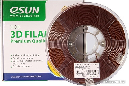 Esun PLA+ 1.75 мм 1000 г (коричневый)