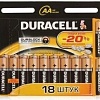 Батарейка DURACELL Basic LR03 18 шт