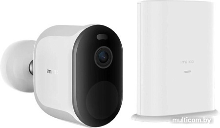 IP-камера Imilab EC4 Spotlight Battery Camera CMSXJ31A + базовая станция CMSXJ11A