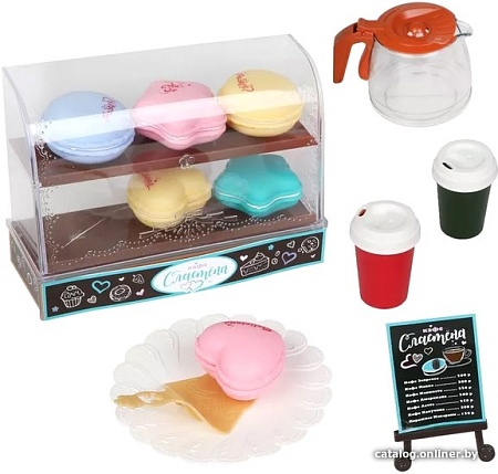 Набор игрушечной посуды Mary Poppins Сластена кофейный 453265