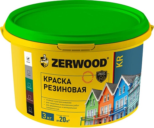 Zerwood KR Резиновая 3 кг (зеленый)